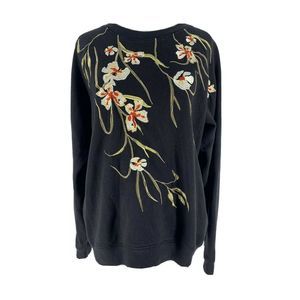 Aritzia Little Moon Floral Amaranth Sweater Medium